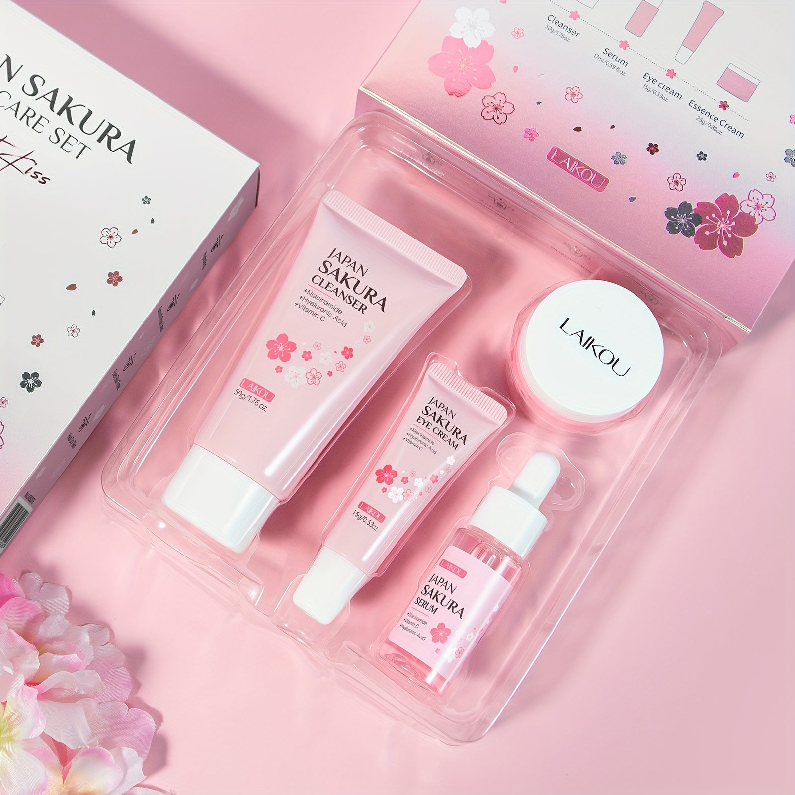 Sakura Bloom | Set de Cuidado Facial Revitalizante (4 piezas) - nexusbeauty.shop