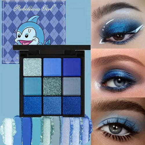 Velvet Blue | Paleta de Sombras de Alta Pigmentación y Resistencia - nexusbeauty.shop